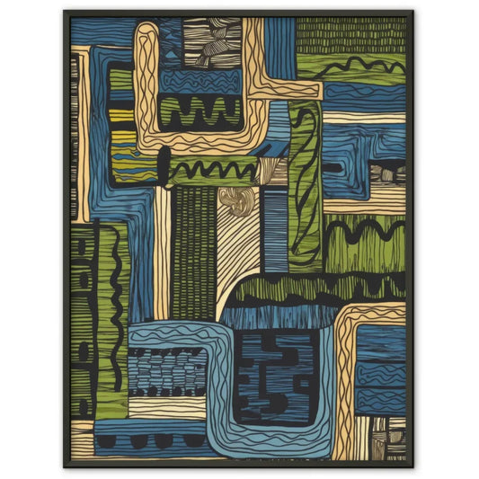 Plakat Welle lebendig mit dem Spruch Lass das Meer dich befreien 1