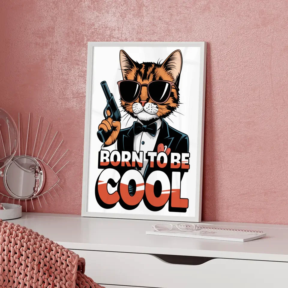 Faszinierendes Graffiti-Katzen-Poster in lebendigen Farben 5