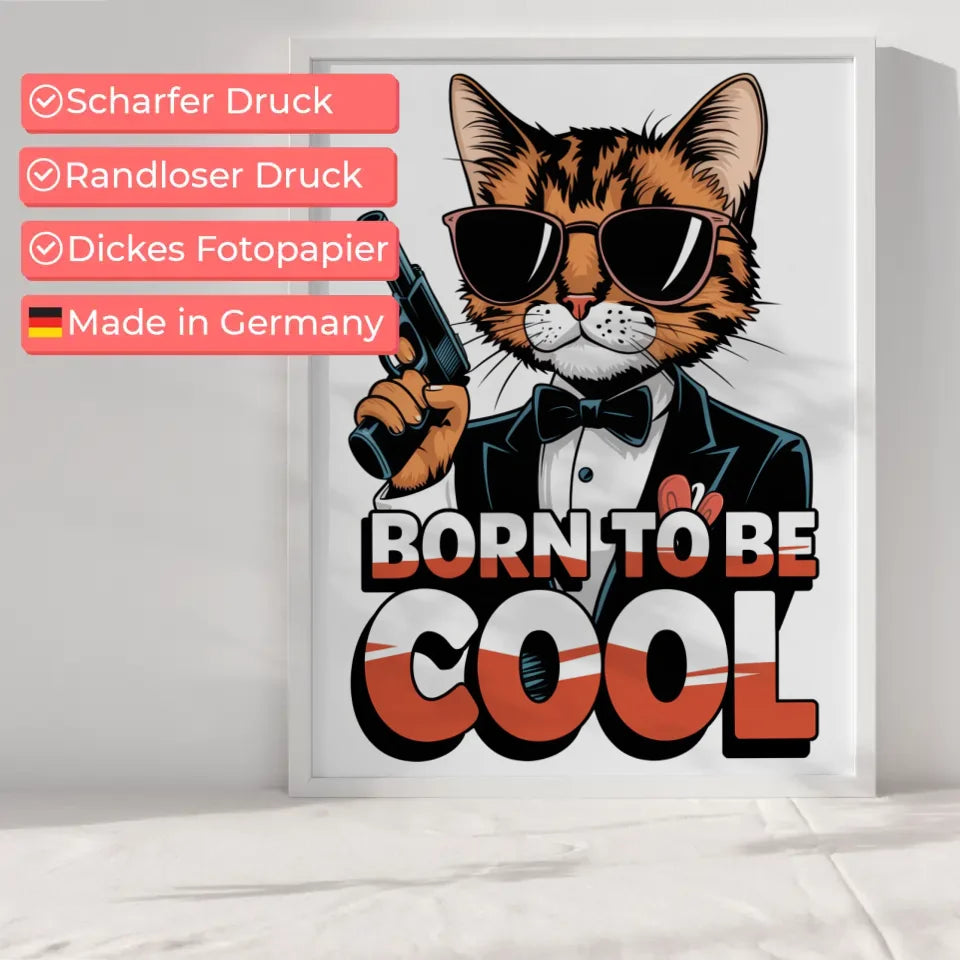 Faszinierendes Graffiti-Katzen-Poster in lebendigen Farben 6