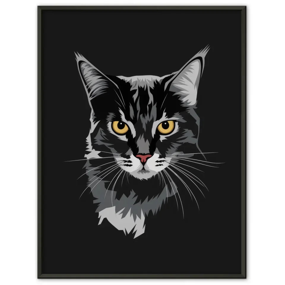 Aquarell-Illustration Poster MORE AMOR POR FAVOR in Rosa 1