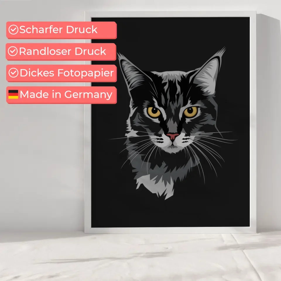 Aquarell-Illustration Poster MORE AMOR POR FAVOR in Rosa 6