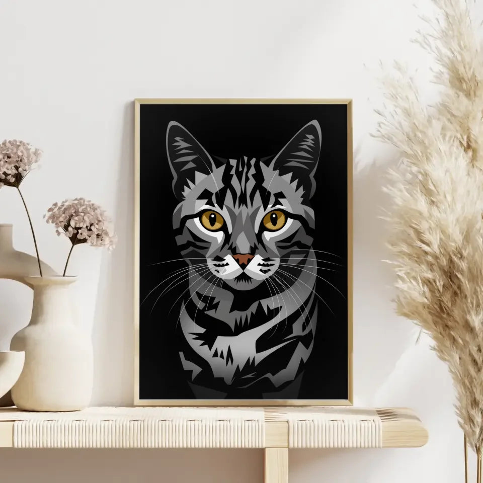 Aquarell-Poster MORE AMOR POR FAVOR in Rosé 4