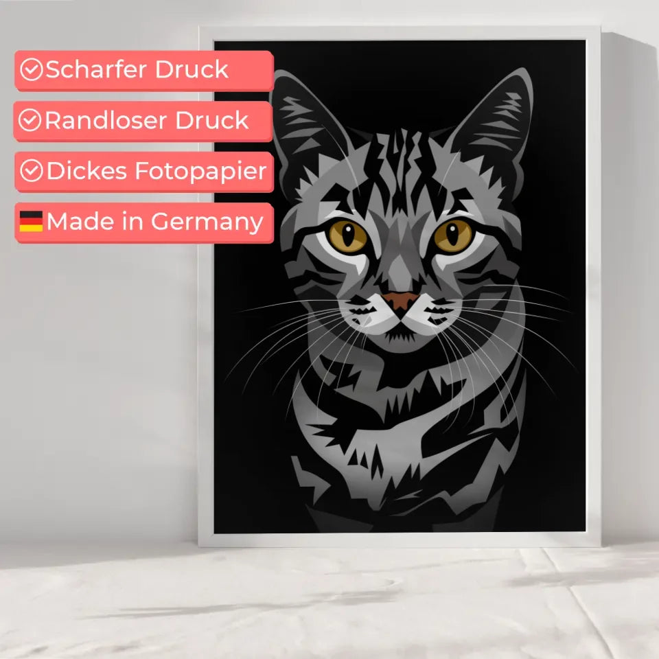 Aquarell-Poster MORE AMOR POR FAVOR in Rosé 6