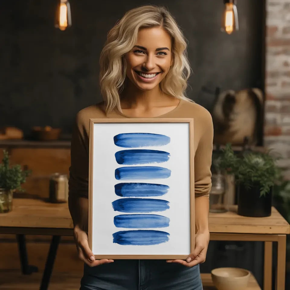 Aquarellposter mit verbundenen Händen in Graustufen 2