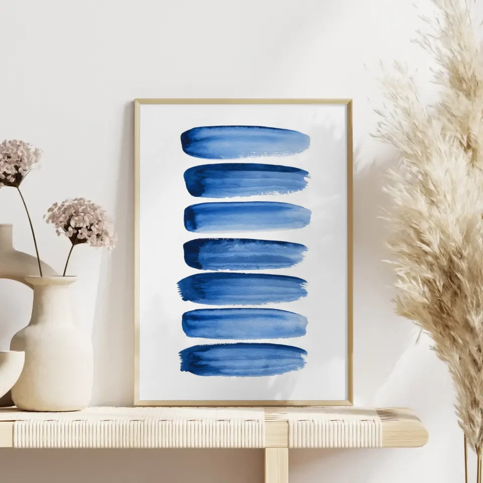 Aquarellposter mit verbundenen Händen in Graustufen 4