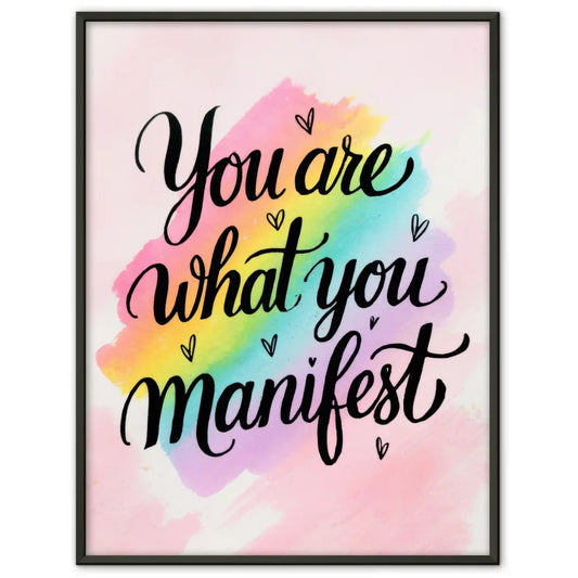Minimalistisches Poster in Beige und Schwarz: Dein Lächeln 1