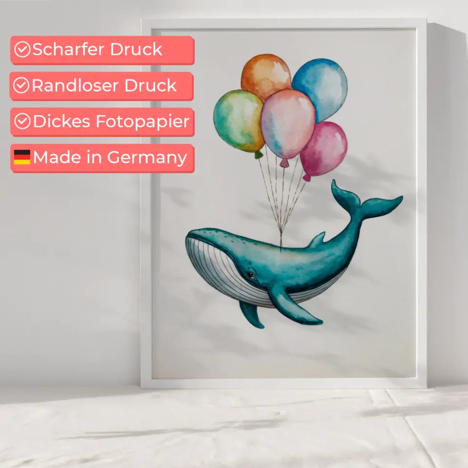 Aquarellposter: 'Du bist, was du manifestierst' in Rosa- und Regenbogenfarben 6