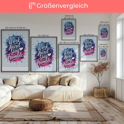 Inspirierendes Poster mit Text auf rustikalem Holzhintergrund 7