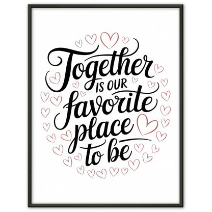 Minimalistisches Poster mit Moin Design in Blau - Elegant 1