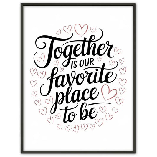 Minimalistisches Poster mit Moin Design in Blau - Elegant 1