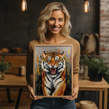 Minimalistisches Poster mit abstrakten Linien für elegantes Wohndesign 2