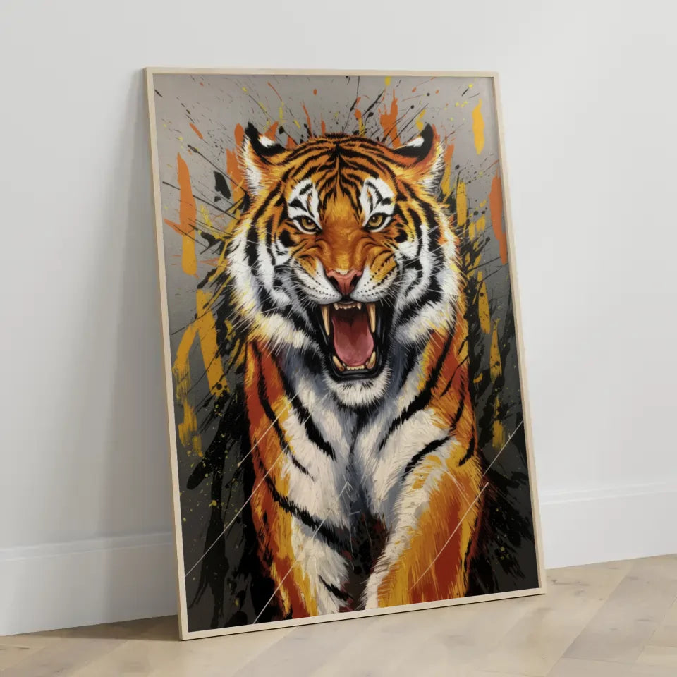 Minimalistisches Poster mit abstrakten Linien für elegantes Wohndesign 3