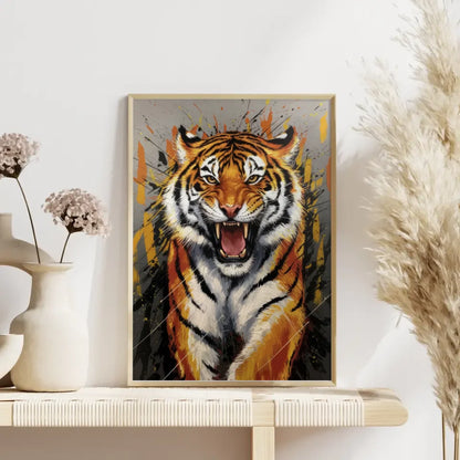 Minimalistisches Poster mit abstrakten Linien für elegantes Wohndesign 4