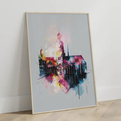 München Poster im minimalistischen Aquarellstil entdecken 3