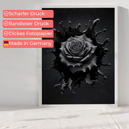 Herz Sonnenuntergangslandschaft Poster in warmen Farben 6