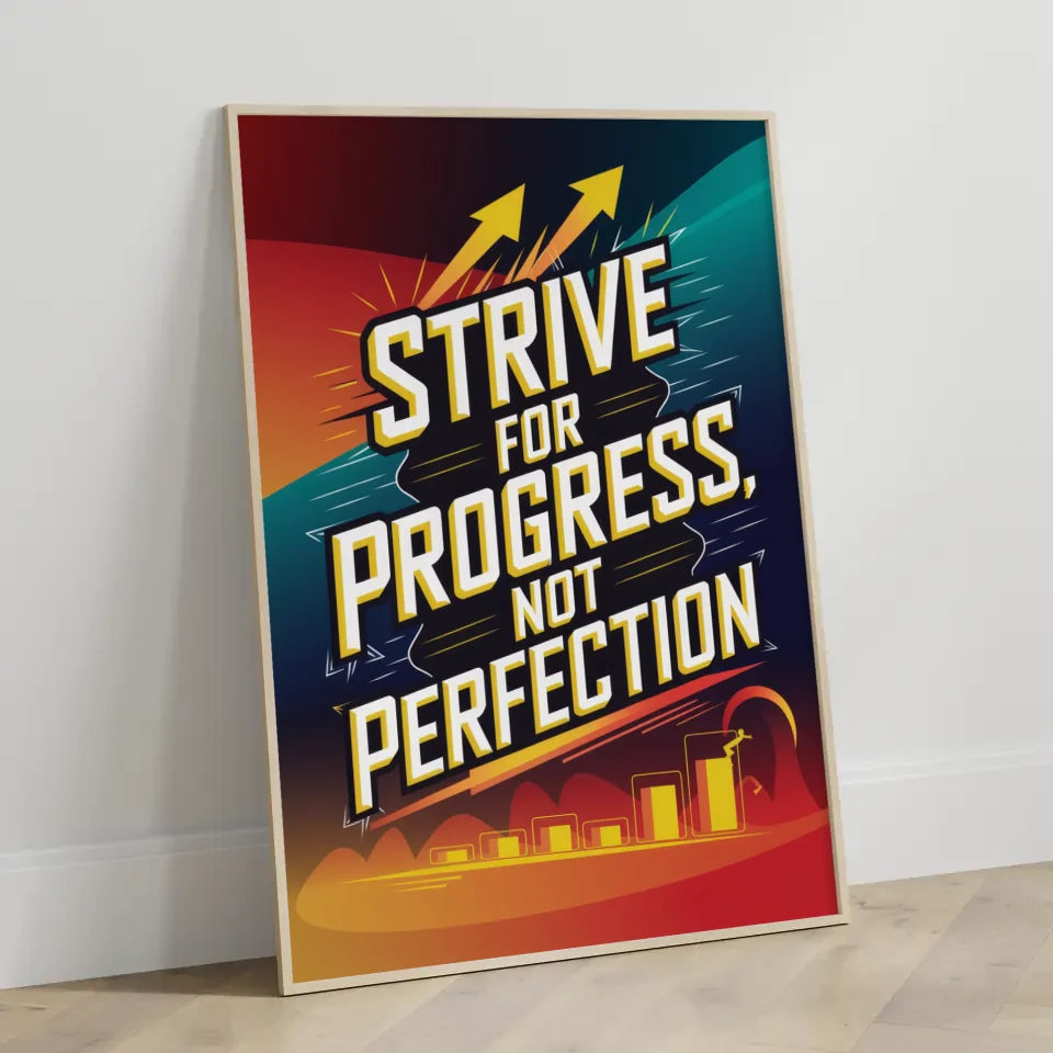 Motivationsposter für Fitness Fortschritt und Inspiration 3