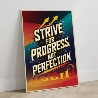 Motivationsposter für Fitness Fortschritt und Inspiration 3