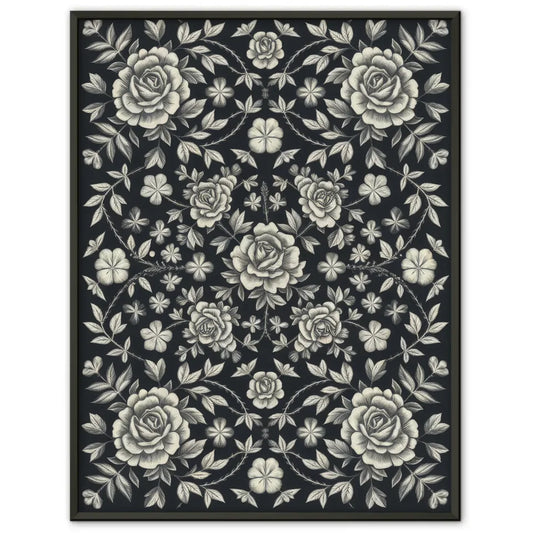 Eleganter Poster mit klassischem schwarz-weißem Design aus England 1
