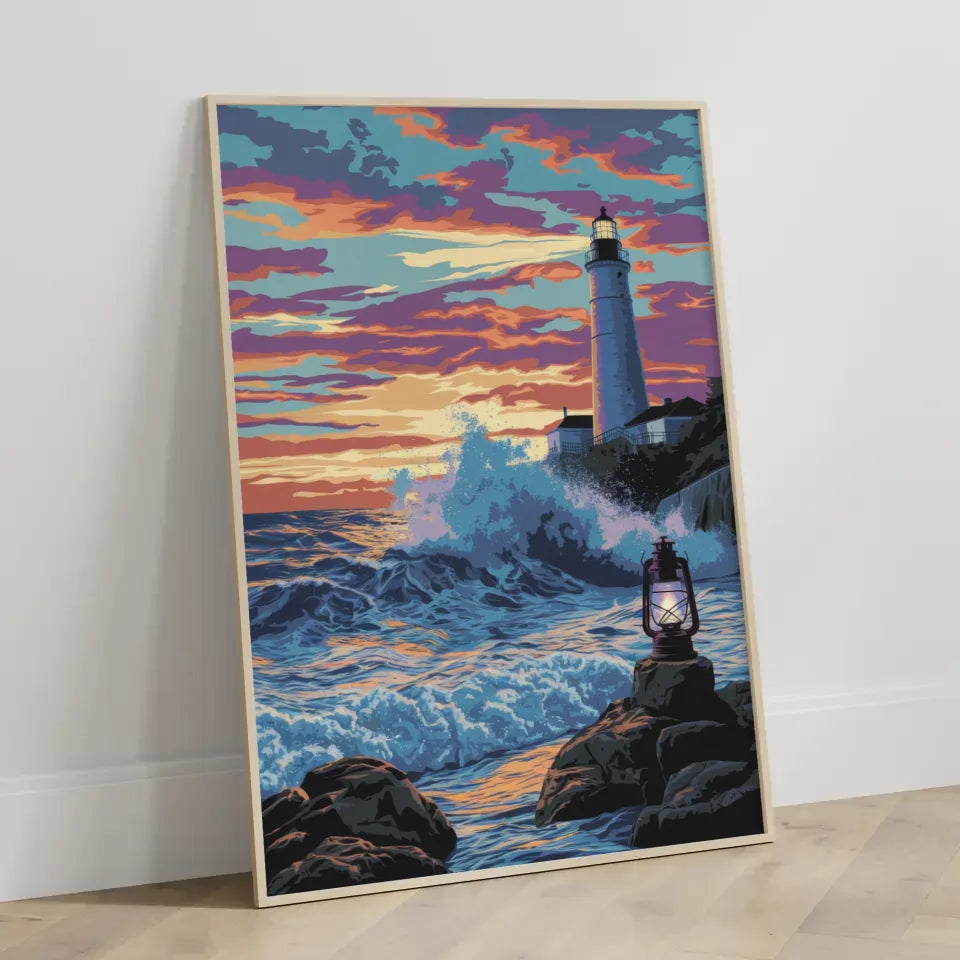 Manga Poster mit Engelsfigur im lebendigen Stil 3