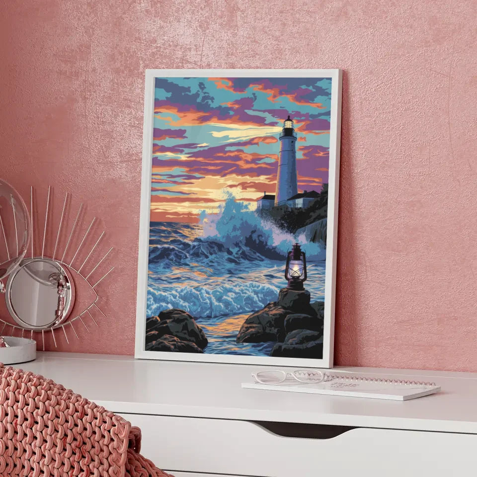 Manga Poster mit Engelsfigur im lebendigen Stil 5