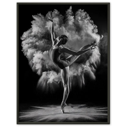 Elegantes Ballett Poster mit dramatischer Tänzerin im Fokus 1