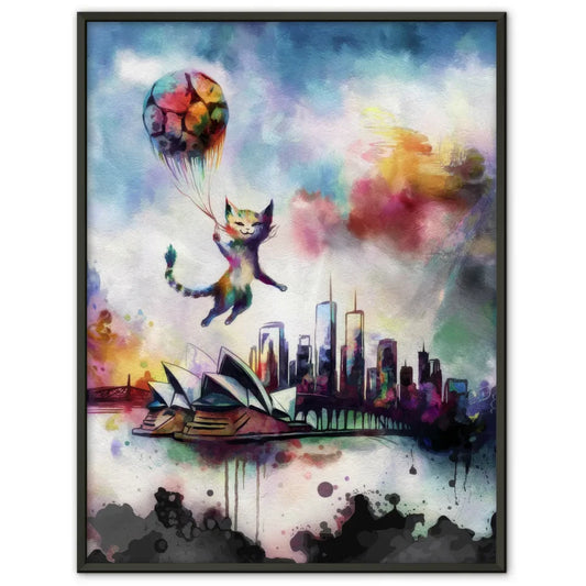 Faszinierendes Poster mit surrealem Aquarell 1