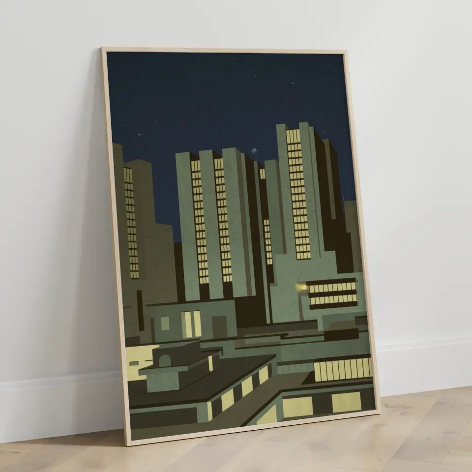 Neon Graffiti Poster Electric City für Street Art Fans 3