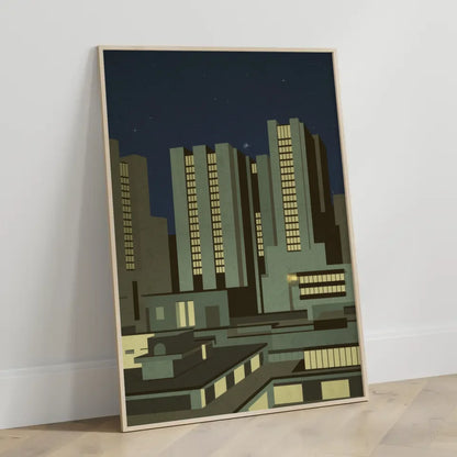 Neon Graffiti Poster Electric City für Street Art Fans 3