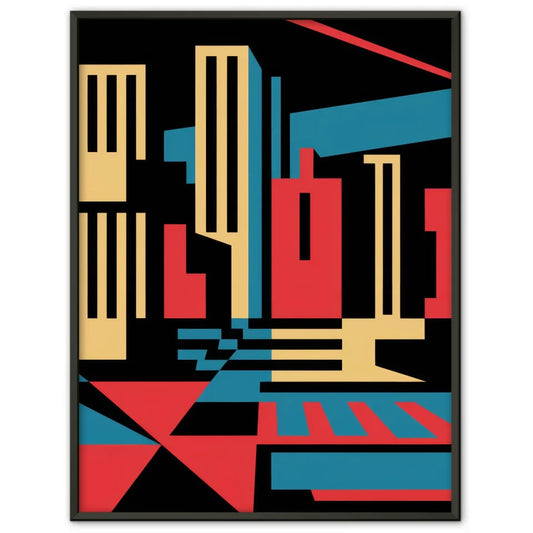 Neon Graffiti Poster Electric City für urbanen Stil 1