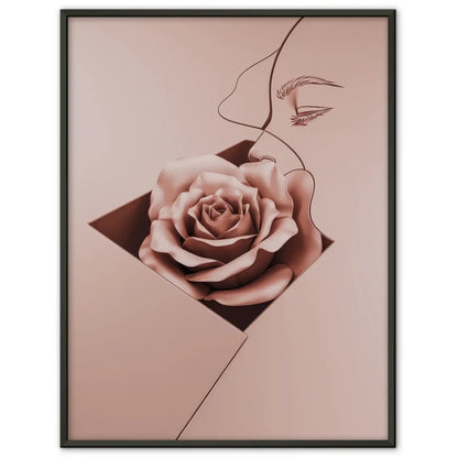 Elegante Poster mit roségoldenen Akzenten 1
