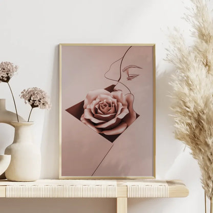 Elegante Poster mit roségoldenen Akzenten 4