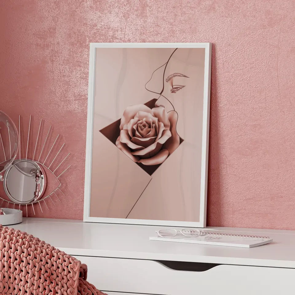 Elegante Poster mit roségoldenen Akzenten 5