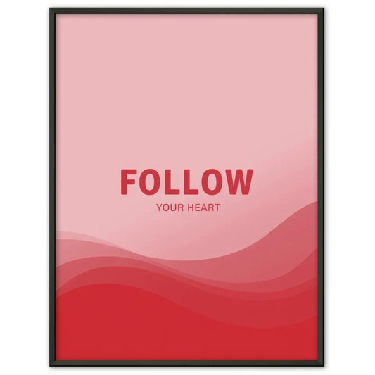 Minimalistischer Poster mit rotem Farbverlauf und TEXT 1