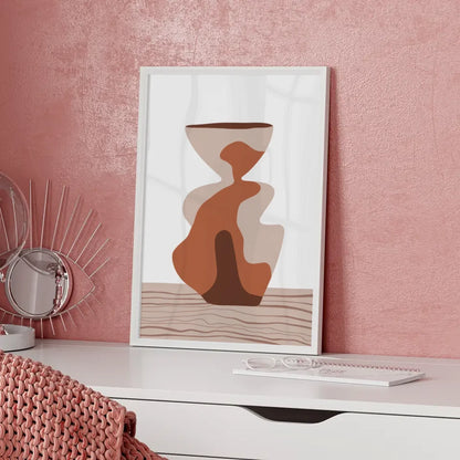 Poster skandinavische Boho Vase minimalistisch 5