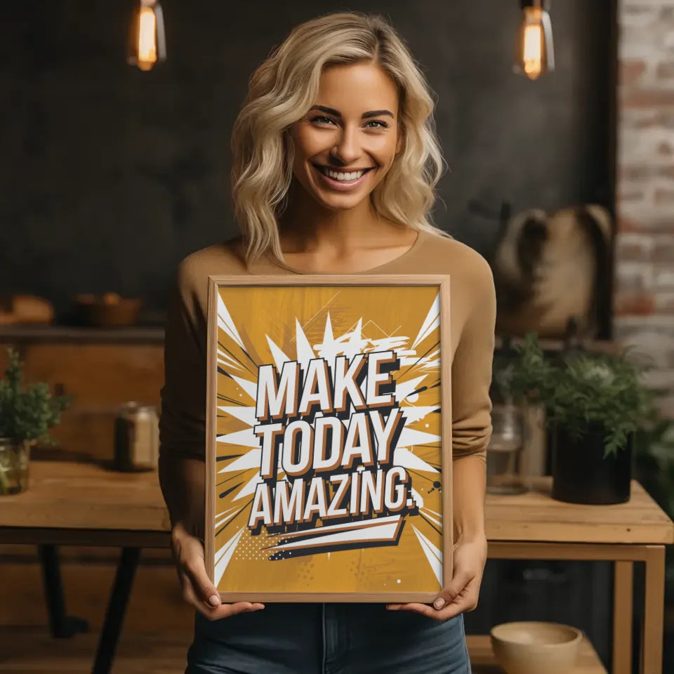 Motivationsposter Make Today Amazing für dein Zuhause 2