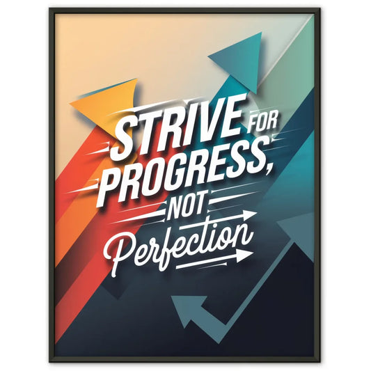 Fortschritt Poster für Fitness und Motivation gestalten 1