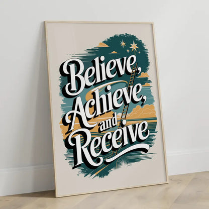 Inspirierender Poster für Erfolg und Motivation 3