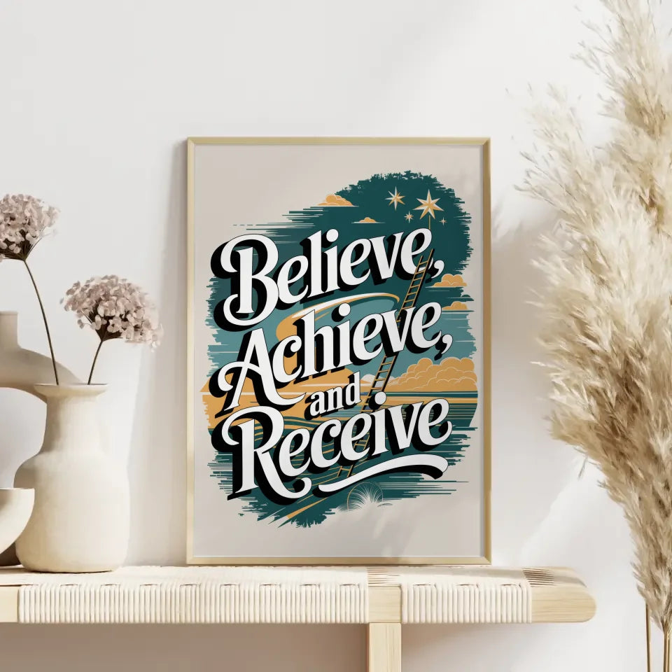 Inspirierender Poster für Erfolg und Motivation 4