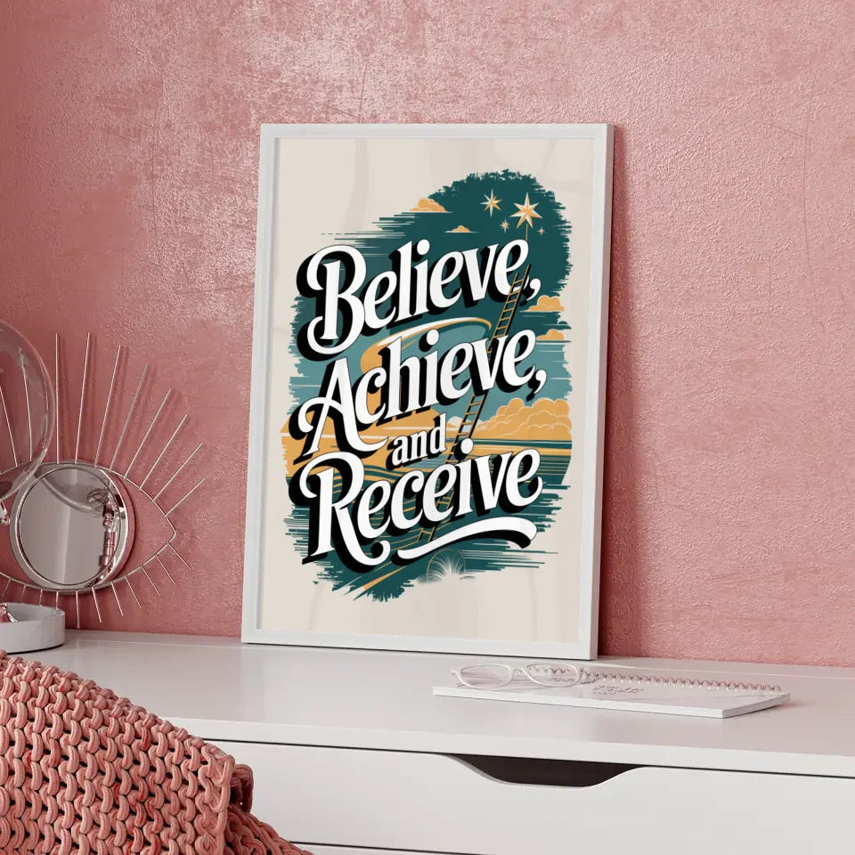 Inspirierender Poster für Erfolg und Motivation 5