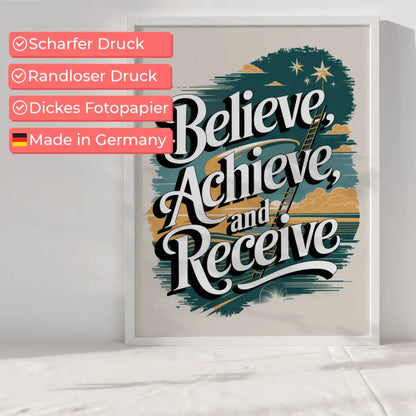 Inspirierender Poster für Erfolg und Motivation 6