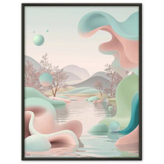 Pastell Poster für harmonische Wohnräume 1