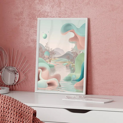 Pastell Poster für harmonische Wohnräume 5