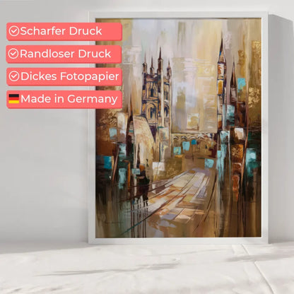 Abstraktes Poster von Canterbury für dein Zuhause 6