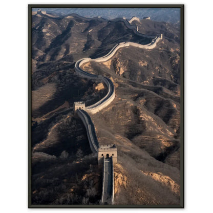 Chinesische Mauer Poster in Luftbildperspektive kaufen 1