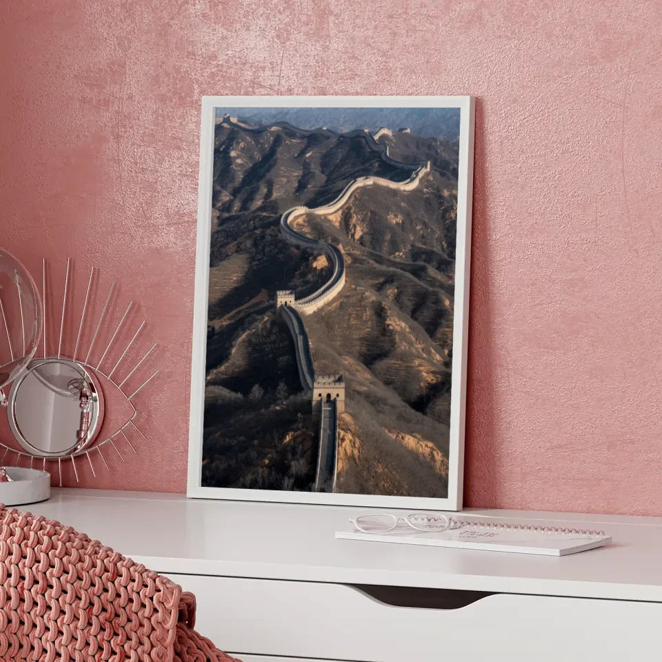 Chinesische Mauer Poster in Luftbildperspektive kaufen 5