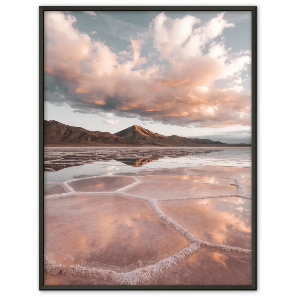 Minimalistischer Poster Boho Tonvase skandinavisch inspiriert