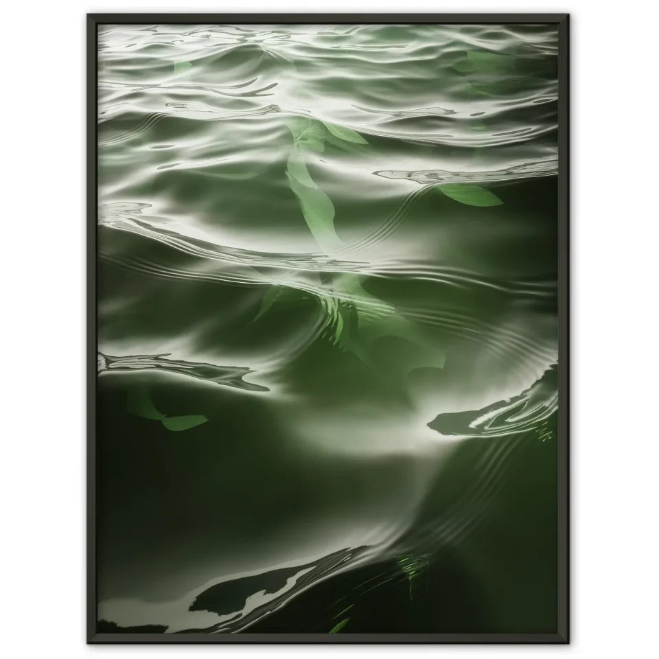 Beruhigendes Poster im Wellenlook für stilvolle Wanddekoration