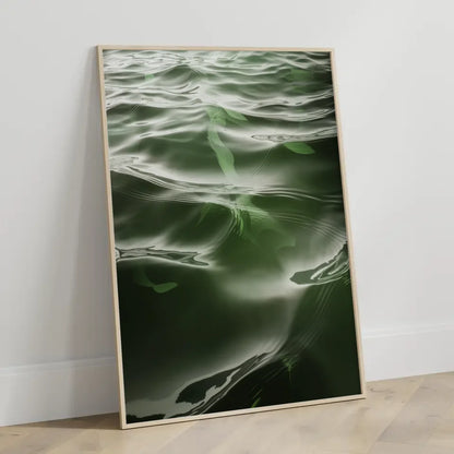 Beruhigendes Poster im Wellenlook für stilvolle Wanddekoration