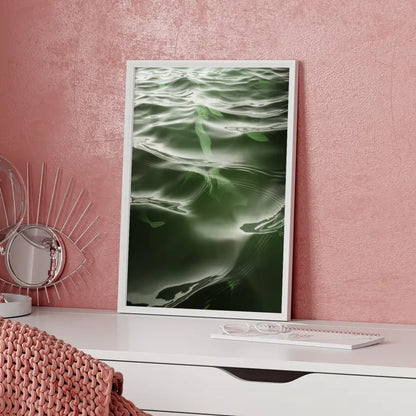 Beruhigendes Poster im Wellenlook für stilvolle Wanddekoration