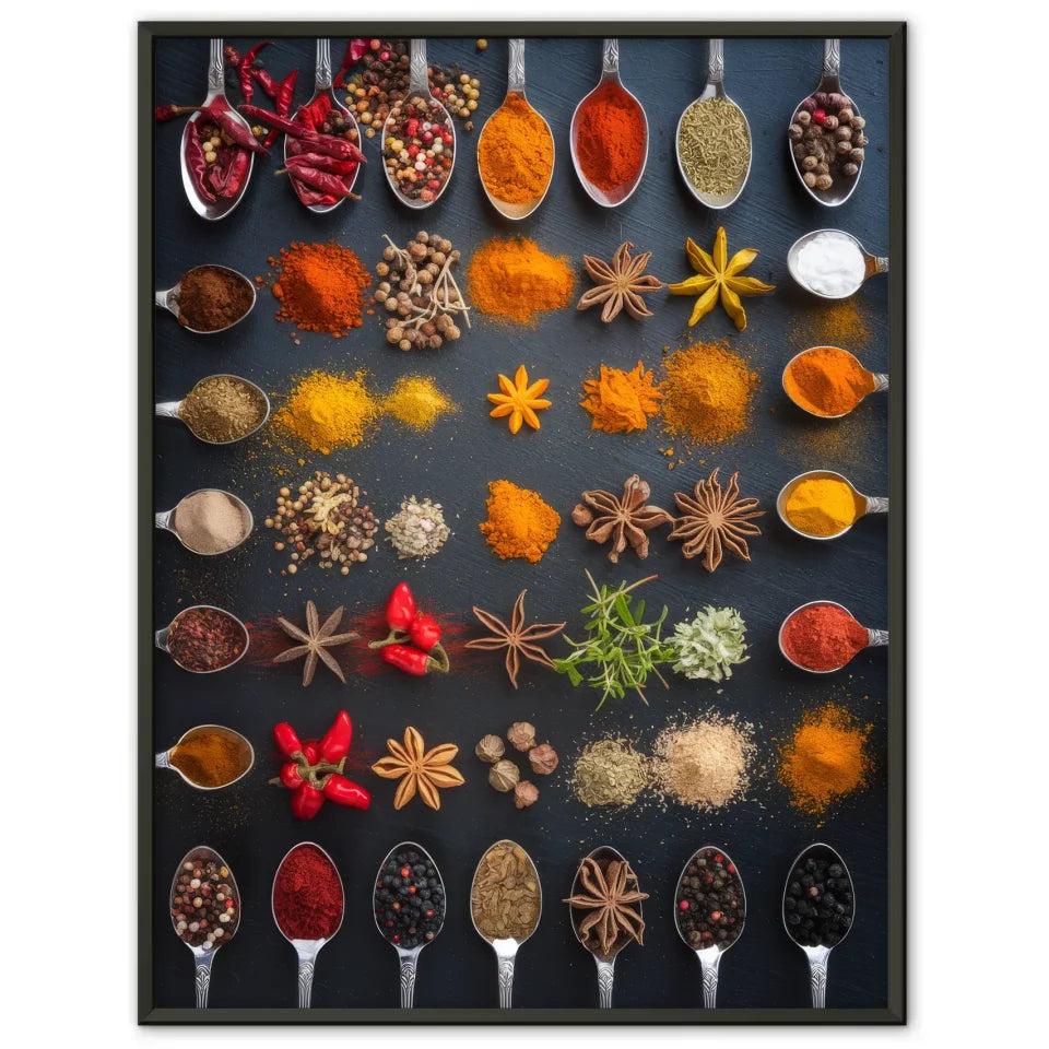 Kräuter und Gewürze Poster für die perfekte Küchendekoration 1